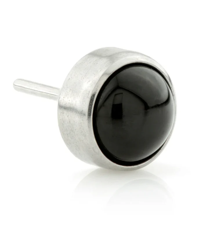 TI THREADLESS BLACK AGATE BEZEL ATTACHMENT