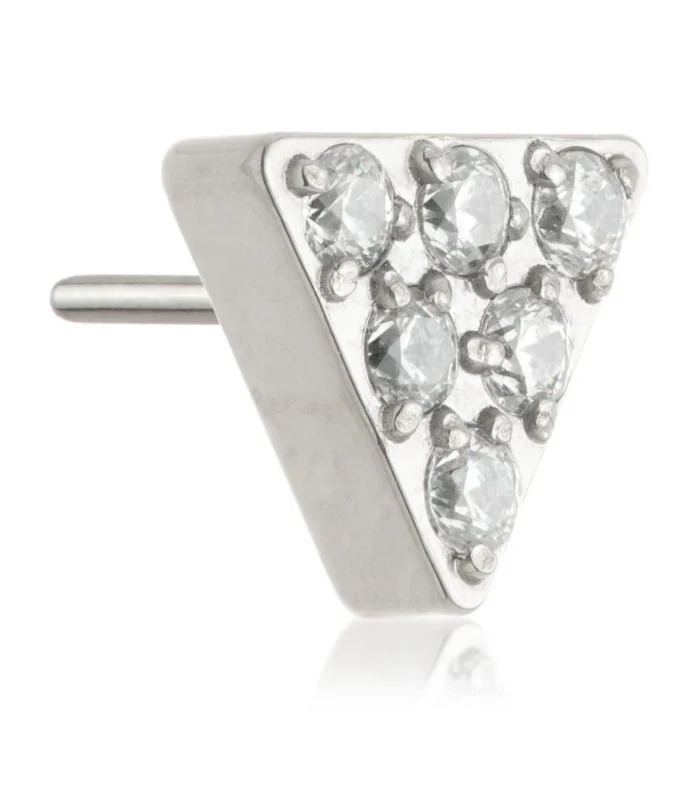 TI THREADLESS JEWELLED TRIANGLE ATTACHMENT