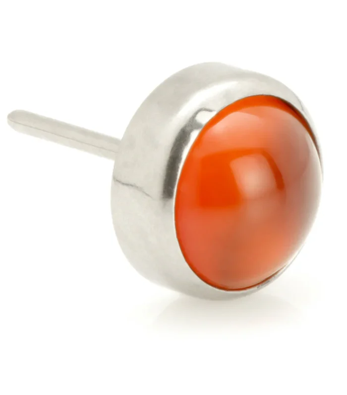 TI THREADLESS RED AGATE BEZEL ATTACHMENT