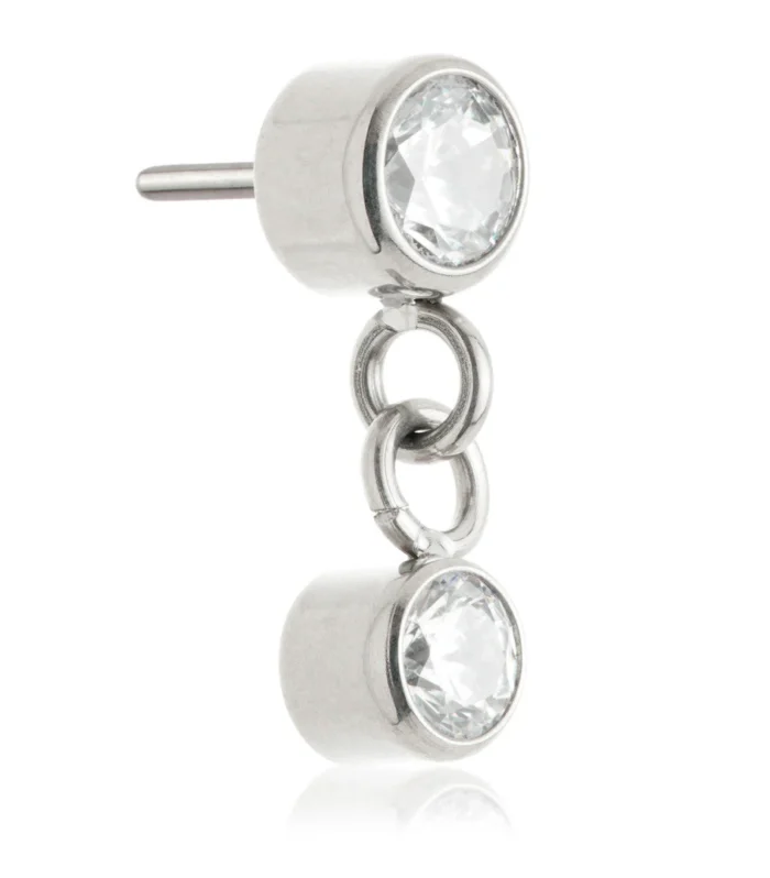 TI THREADLESS DOUBLE ROUND GEM ATTACHMENT