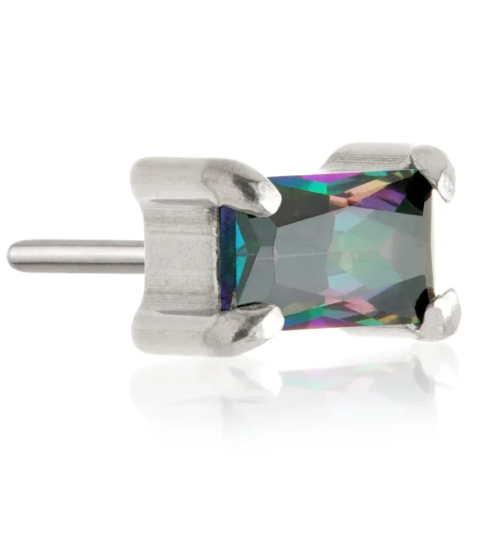 TI THREADLESS MINI BAGUETTE GEM ATTACHMENT