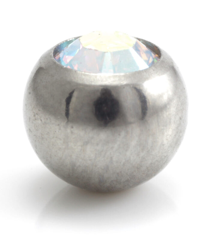 Steel External Thread Micro Gem Ball