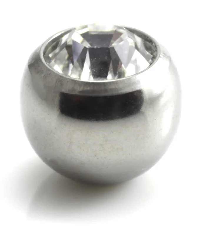 Titanium External Thread Micro Gem Ball