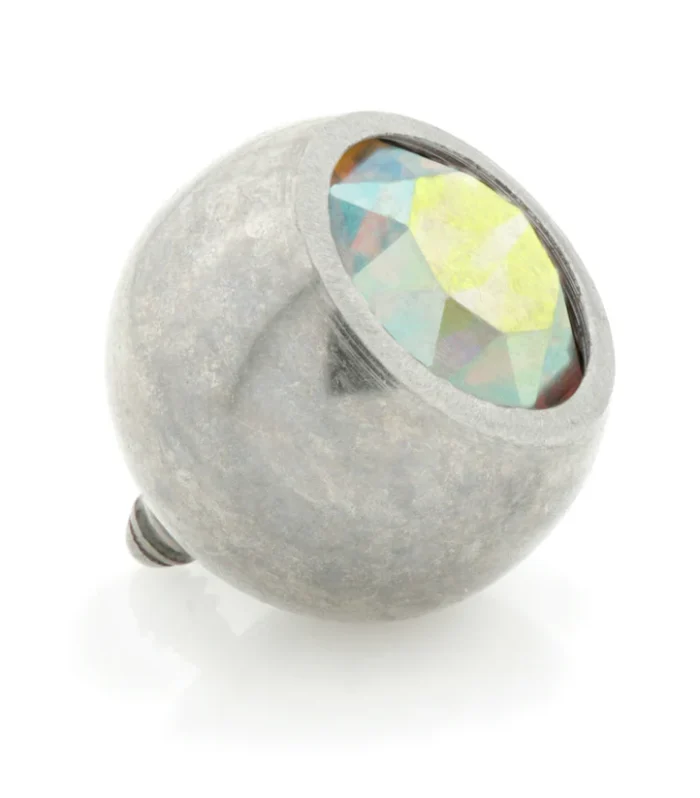 Titanium Internal Thread Micro Gem Ball
