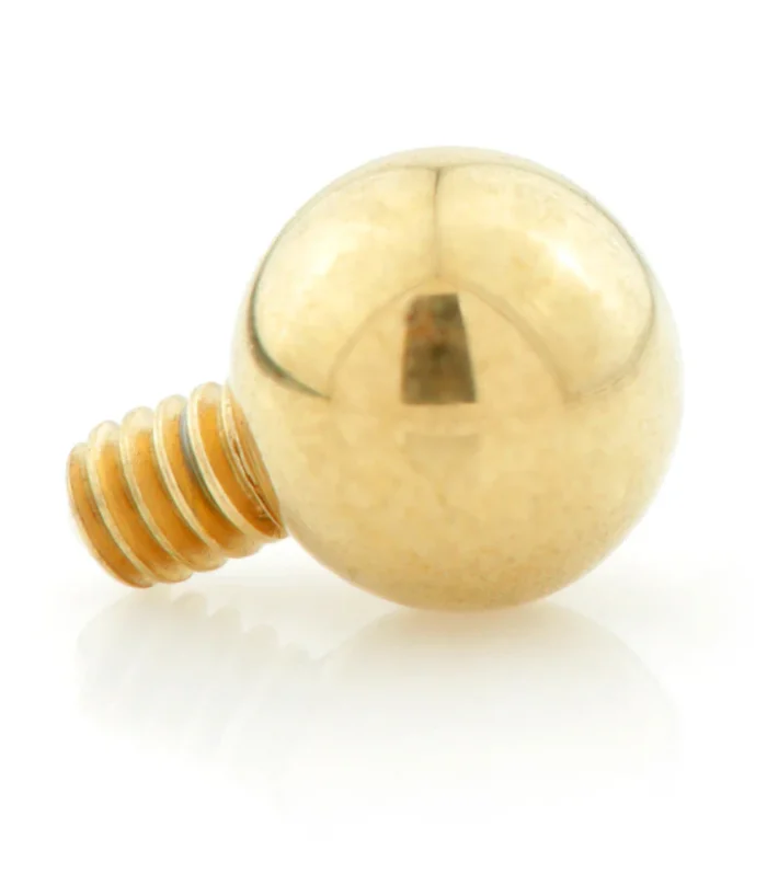 Yellow Gold Internal PVD Ti Ball 1.6mm
