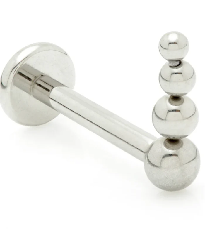 Internal Ti Graduated 4 Bead Labret