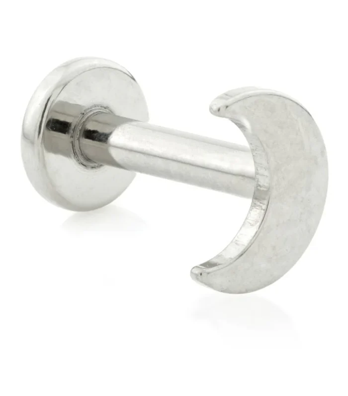 Internal Ti Micro Labret with Moon Attachment