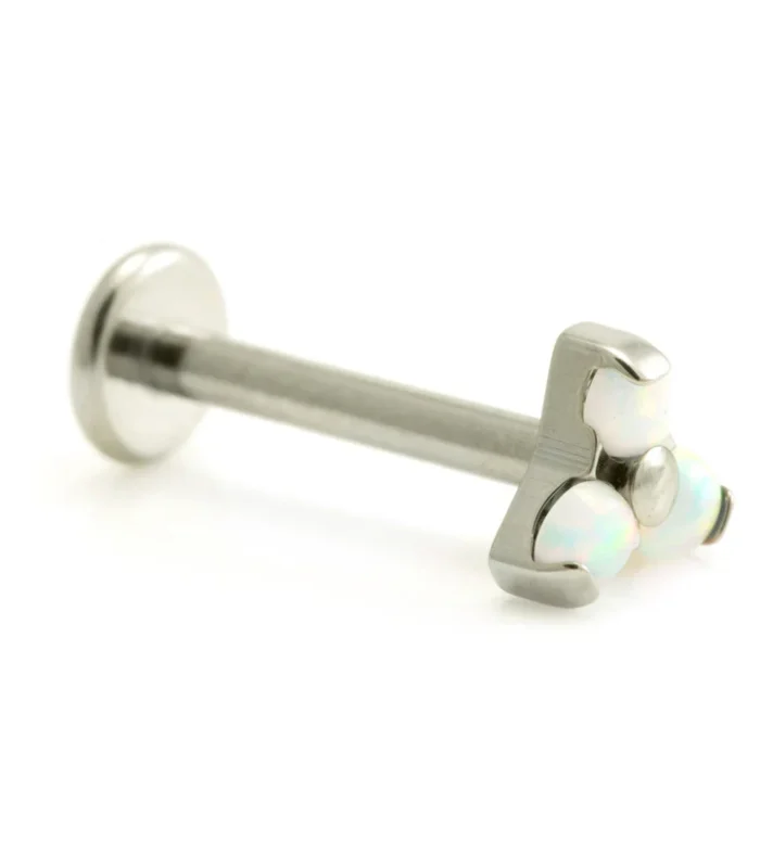 Internal Ti Micro Labret with Opal Trinity