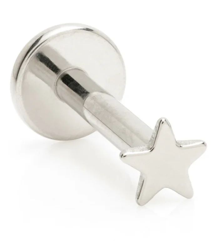Ti Internal Labret with Star Attachment