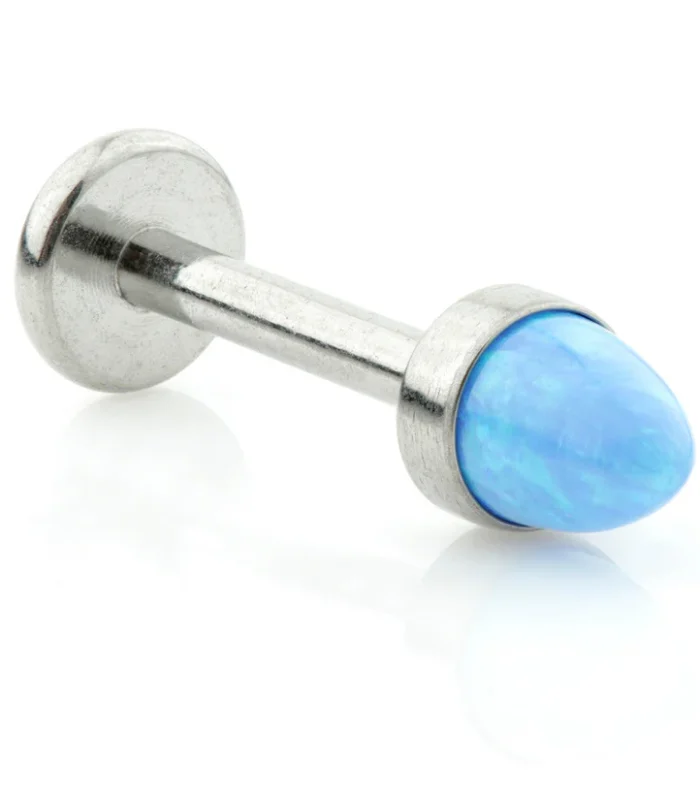 Ti Internal Thread Opal Cone Micro Labret - 1.2mm