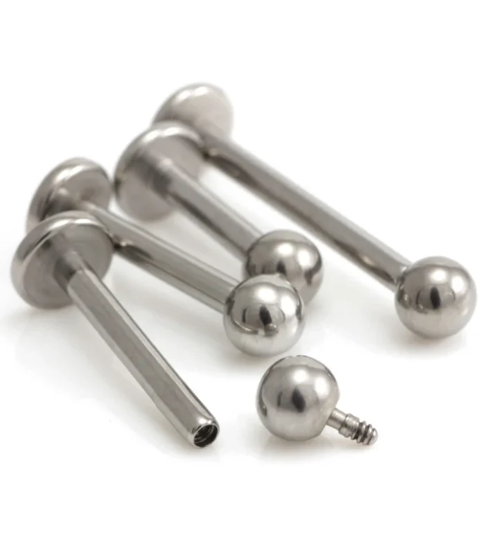 Titanium Internal Thread Micro Labret (1.2mm)