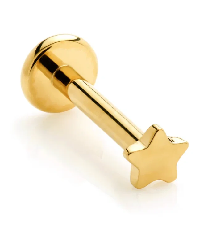 Ti Internal Labret with Star Attachment