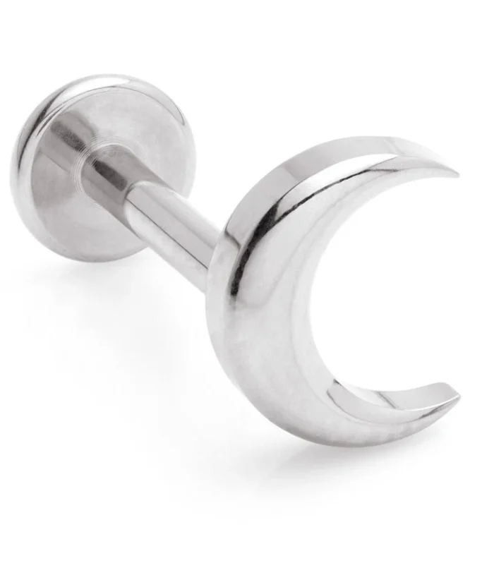 Ti Internal Crescent Moon Labret