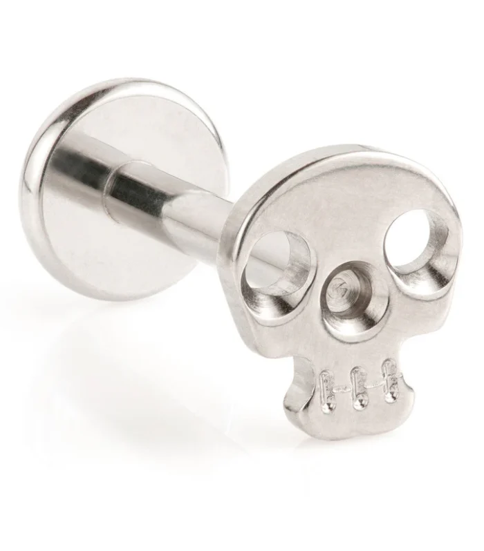 Ti Internal Labret with Skull Attachment
