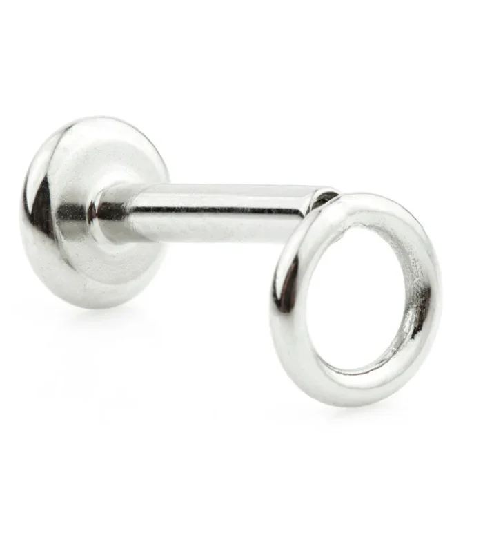 Ti Couture Internal 1mm Labret with Circle Top (0.8mm Thread)