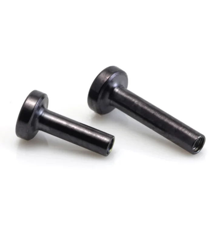 Graphite Black Ti Internal Thread 3mm Base Labret