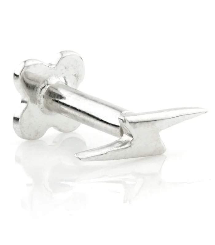 TL - Gold Lightning Bolt Internal Labret