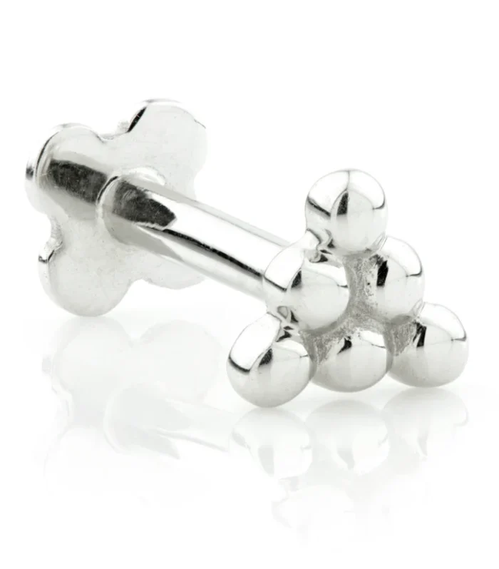 TL - Gold Triangle Dot Internal Labret