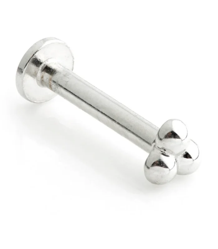 TL - Gold Trinity Dot Internal Labret
