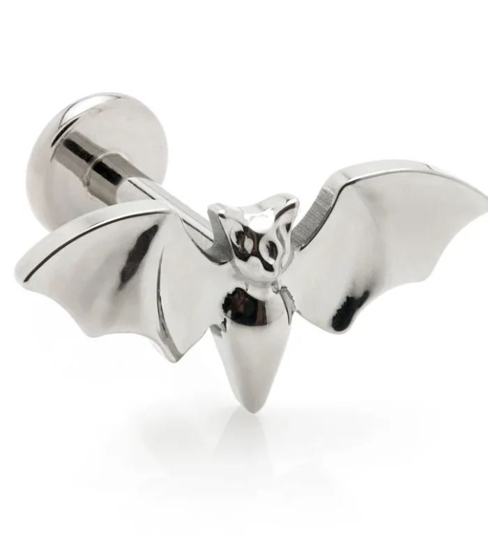 Ti Threadless Jewelled Bat Labret-1.2-8
