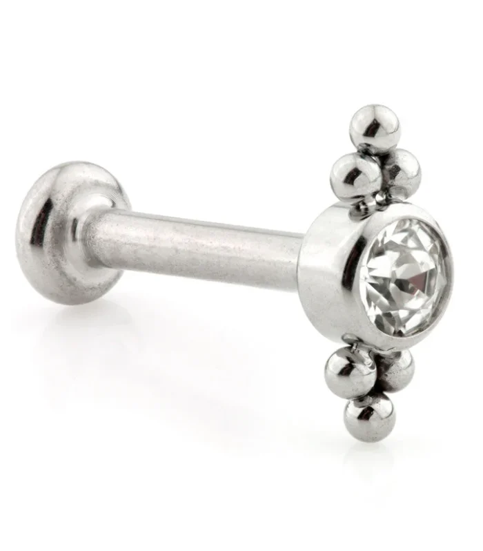 Internal Ti Gem Dot Disk Labret-1.2-8-3