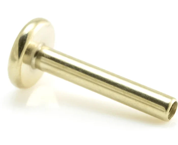 Zircon Gold Ti Internal Micro Labret Stem (0.8mm Thread)