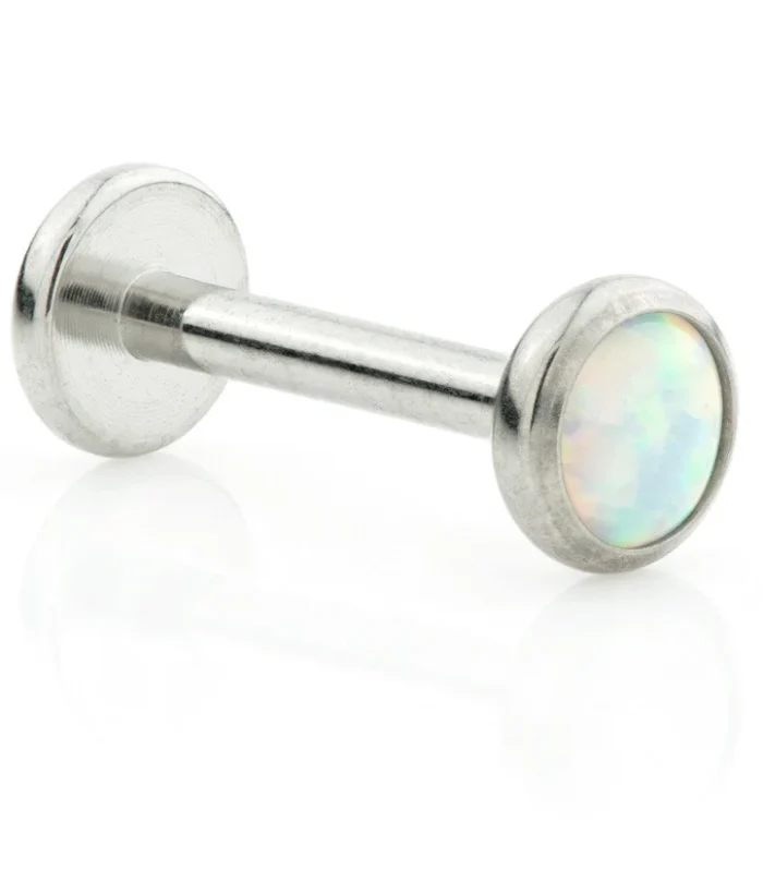 Internal Ti Micro Labret with Opal Disk (1.2mm)