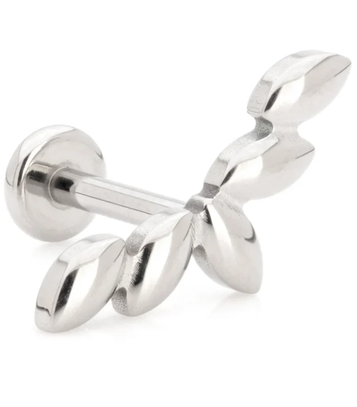 Ti Internal Labret with Marquise Cluster Attachment