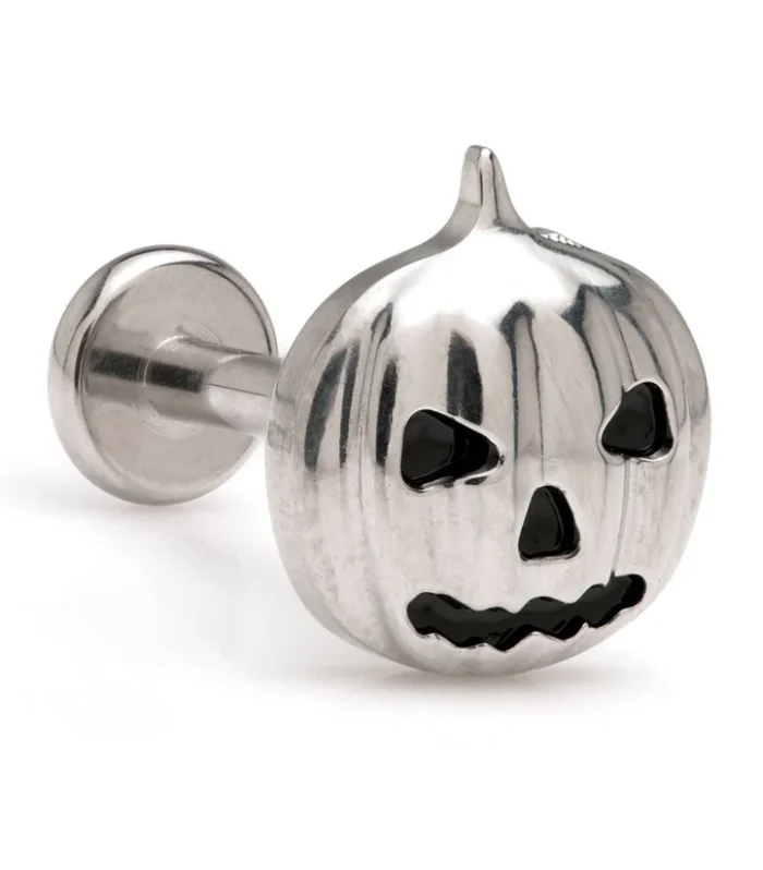 Ti Internal Labret with Pumpkin Attachment