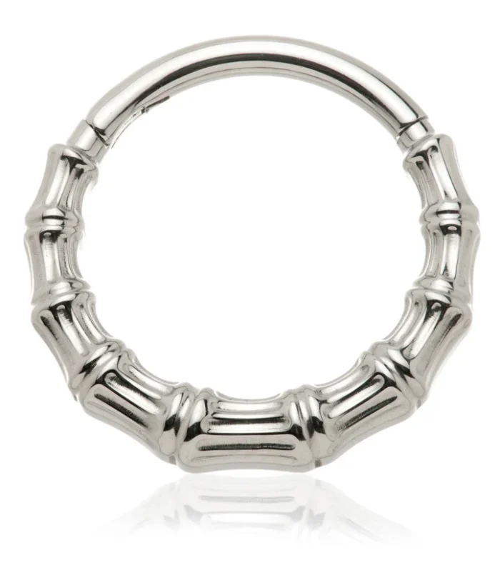 Ti Couture Bamboo Hinge Ring