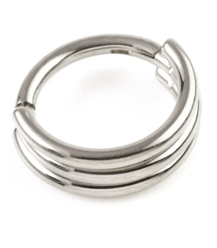 Ti Couture Banded Hinged Ring