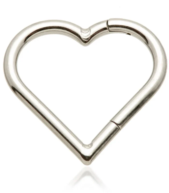 Ti Couture Heart Shaped Hinged Ring
