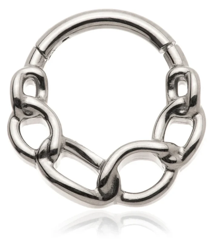 Ti Couture Links Hinge Ring
