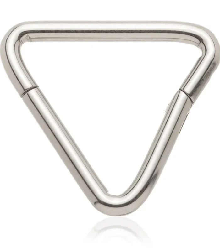 Ti Couture Triangle Shape Hinged Ring