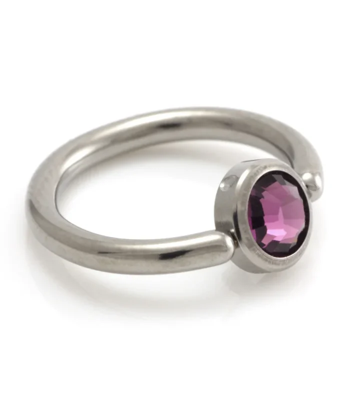 Titanium Internal Thread Jewelled Dimp Disk BCR