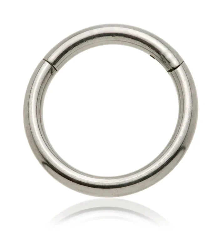 Ti Hinged Plain Segment Ring