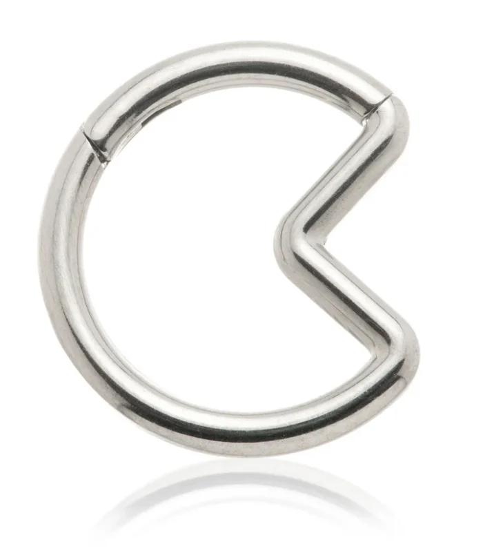 Ti Couture Concave Hinge Ring