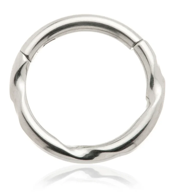 Ti Couture Twist Effect Hinged Ring