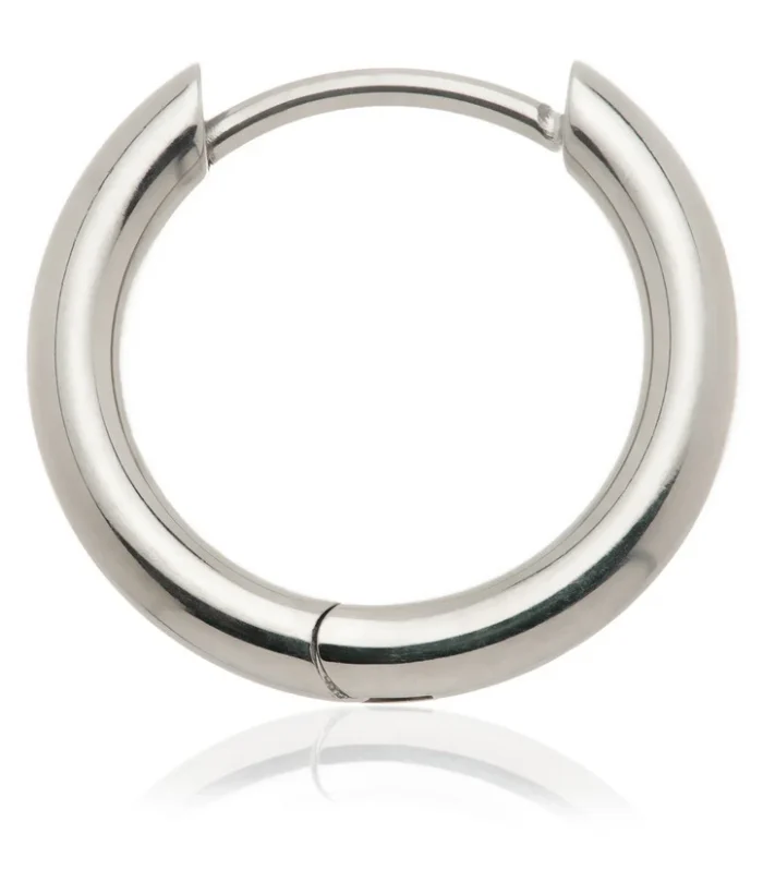 Ti Couture Simple Hoop Earring (0.8mm)