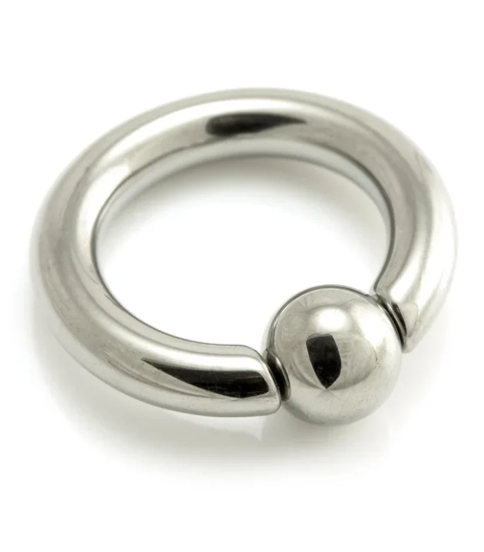 Titanium BCR with Easy Clip Titanium Ball - 6mm